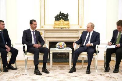 Владимир Путин - Башар Асад - Владимир Путин принял в Кремле Башара Асада - interaffairs.ru - Россия - Сирия