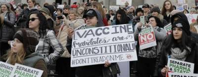 В Канаде прошли акции против обязательной вакцинации - runews24.ru - Канада