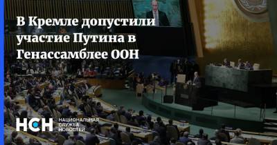 Владимир Путин - Дмитрий Песков - В Кремле допустили участие Путина в Генассамблее ООН - nsn.fm - Россия - Нью-Йорк
