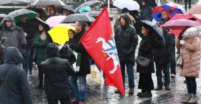 Жители Вильнюса провели очередную акцию протеста против ограничений для непривитых - anna-news.info - Вильнюс - Литва