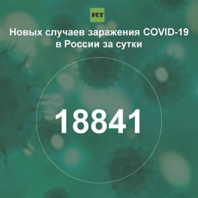 За сутки в России выявили 18 841 случай инфицирования коронавирусом - rf-smi.ru - Россия