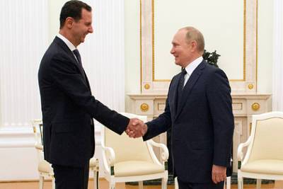 Владимир Путин - Башар Асад - Путин провел переговоры с президентом Сирии - lenta.ru - Россия - Москва - Сирия