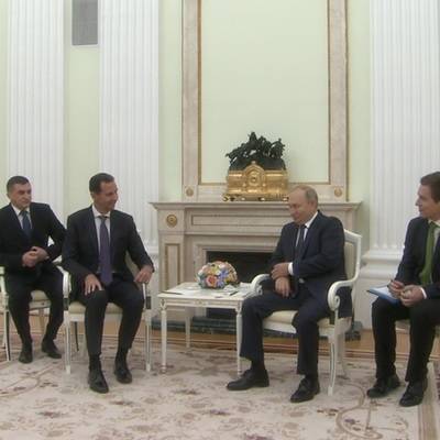 Владимир Путин - Башар Асад - Владимир Путин и Башар Асад провели встречу в Кремле - radiomayak.ru - Россия - Москва - Сирия - с. Путин