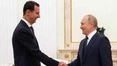 Владимир Путин - Башар Асад - Какой была главная тема переговоров Путина и Асада в Москве - 5-tv.ru - Россия - Москва - Сирия