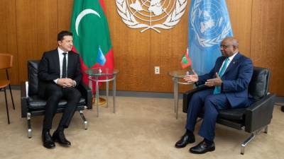 Абдулл Шахид - Позор на всю ООН: ЗЕ на переговорах сидел под флагом Мальдив - eadaily.com - Украина