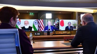 Джон Байден - Байден обсудит китайскую угрозу с лидерами Индо-Тихоокеанского региона - golos-ameriki.ru - Сша - Япония - Австралия - Индия
