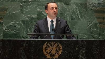 Ираклий Гарибашвили - Гарибашвили в ООН: Грузию ничто не остановит на пути в ЕС и НАТО - golos-ameriki.ru - Грузия - Афганистан