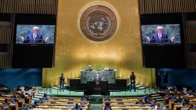 Как 76-сессия Генассамблеи ООН превратилась в балаган - 5-tv.ru - Косово
