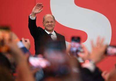 Выборы в Германии: социал-демократы празднуют победу - tvc.ru - Германия