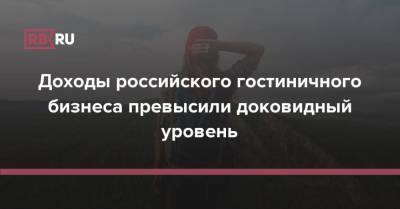 Доходы российского гостиничного бизнеса превысили доковидный уровень - rb.ru - Россия