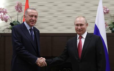 Владимир Путин - Тайип Эрдоган - Путин сказал, кто в его окружении заболел COVID, и померился с Эрдоганом уровнем антител - znak.com - Россия - Турция