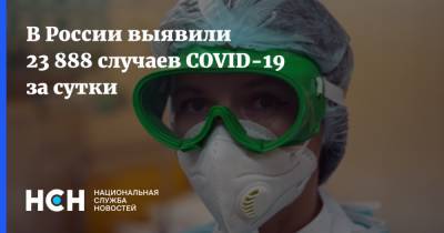 В России выявили 23 888 случаев COVID-19 за сутки - nsn.fm - Россия - Санкт-Петербург - Москва - Московская обл.