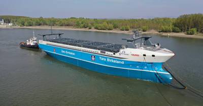 Будущее морских перевозок. Норвегия спускает на воду первое автономное грузовое судно - dsnews.ua - Норвегия