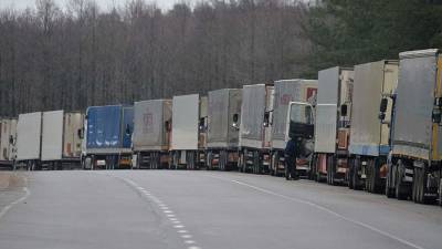 Пробка из 100 грузовиков образовалась на границе России и Литвы - iz.ru - Россия - Израиль - Литва - Пресс-Служба