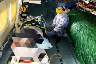 В тверскую больницу на вертолете эвакуировали пациента с тяжелой формой COVID-19 - tver.mk.ru - Тверь