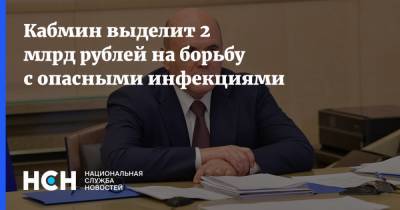 Михаил Мишустин - Кабмин выделит 2 млрд рублей на борьбу с опасными инфекциями - nsn.fm - Россия
