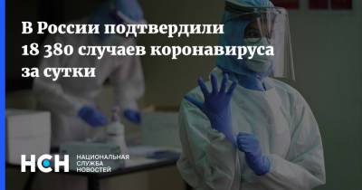 В России подтвердили 18 380 случаев коронавируса за сутки - nsn.fm - Россия - Санкт-Петербург - Москва - Московская обл.