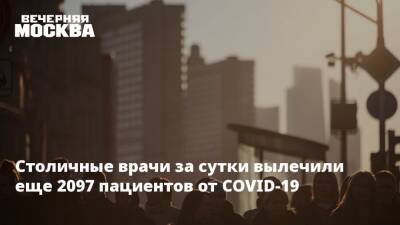 Анастасия Ракова - Столичные врачи за сутки вылечили еще 2097 пациентов от COVID-19 - vm.ru - Москва