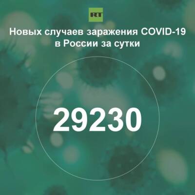 За сутки в России выявили 29 230 случаев инфицирования коронавирусом - rf-smi.ru - Россия
