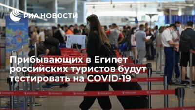 В Египте уведомили, что с 22 января всех туристов из России будут тестировать на COVID-19 - ria.ru - Россия - Москва - Египет - Каир