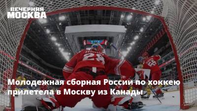 Молодежная сборная России по хоккею прилетела в Москву из Канады - vm.ru - Россия - Москва - Канада - Чехия