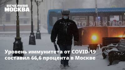 Уровень иммунитета от COVID-19 составил 66,6 процента в Москве - vm.ru - Москва - Италия