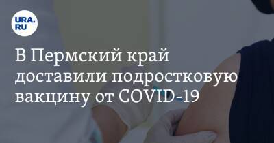 В Пермский край доставили подростковую вакцину от COVID-19 - ura.news - Пермский край