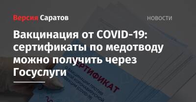 Михаил Мишустин - Вакцинация от COVID-19: сертификаты по медотводу можно получить через Госуслуги - nversia.ru - Россия - Минздрав