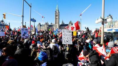 Джастин Трюдо - Премьер Канады сменил резиденцию на фоне протестов - iz.ru - Канада - Израиль - Оттава - Веллингтон