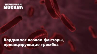 Владимир Хорошев - Кардиолог назвал факторы, провоцирующие тромбоз - vm.ru - Москва