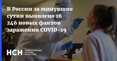 В России за минувшие сутки выявлено 16 246 новых фактов заражения COVID-19 - nsn.fm - Россия