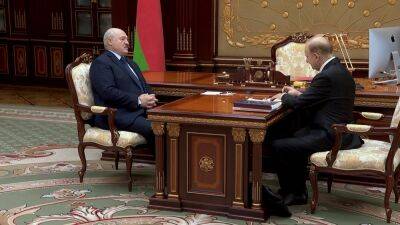 Президент Беларуси А. Лукашенко провёл встречу с главой Академии наук В. Гусаковым - belarus24.by - Белоруссия - Президент