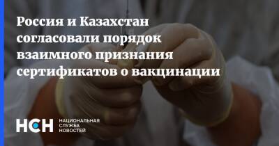 Россия и Казахстан согласовали порядок взаимного признания сертификатов о вакцинации - nsn.fm - Россия - Казахстан - Снг