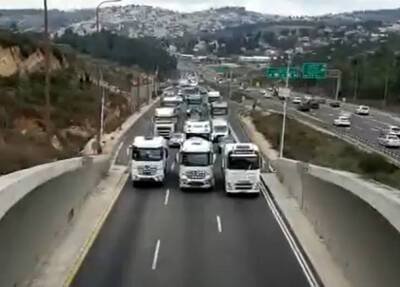 «Конвой свободы» добрался до Иерусалима, блокировав шоссе №1 - nashe.orbita.co.il - Канада - Израиль - Оттава - Иерусалим