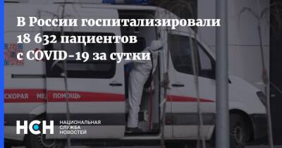В России госпитализировали 18 632 пациентов с COVID-19 за сутки - nsn.fm - Россия