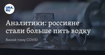 Аналитики: россияне стали больше пить водку. Виной тому COVID - ura.news - Россия
