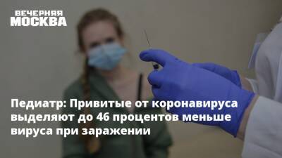 Ольга Полякова - Педиатр: Привитые от коронавируса выделяют до 46 процентов меньше вируса при заражении - vm.ru