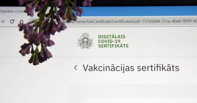 Госчиновница: об изменениях в использовании сертификатов можно будет говорить только при полной волне "омикрона" - rus.delfi.lv - Латвия