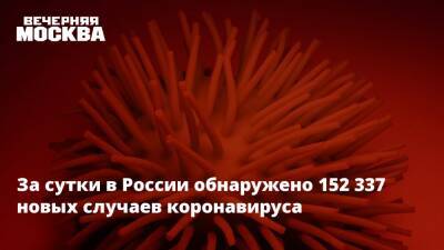 За сутки в России обнаружено 152 337 новых случаев коронавируса - vm.ru - Россия - Москва