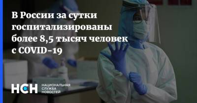 В России за сутки госпитализированы более 8,5 тысяч человек с COVID-19 - nsn.fm - Россия