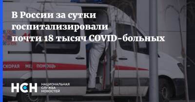 В России за сутки госпитализировали почти 18 тысяч COVID-больных - nsn.fm - Россия