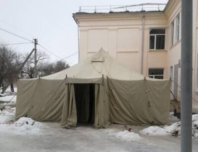 У госпиталей в Волгоградской области начали размещать палатки - bloknot.ru - Россия - Волгоград - Волгоградская обл.