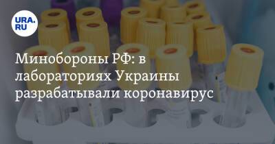 Минобороны РФ: в лабораториях Украины разрабатывали коронавирус - ura.news - Россия - Украина - Сша
