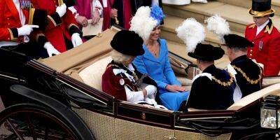 Елизавета II (Ii) - королева Елизавета II (Ii) - принц Чарльз - Камилла - Елизавета Королева - Кейт Миддлтон - принцесса Анна - принц Эдвард - Впервые за три года. Елизавета II, принц Чарльз, Кейт Миддлтон и другие члены королевской семьи приняли участие в шествии Ордена Подвязки - nv.ua - Украина - Англия