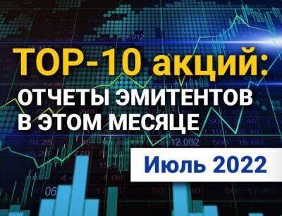 ТОП-10 интересных акций: июль 2022 - smartmoney.one - Сша