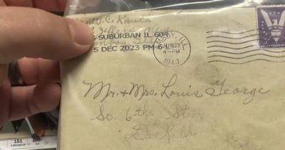 "Боже мой": письмо, отправленное в 1943 году, нашло своего получателя (фото, видео) - focus.ua - Украина - Сша - штат Орегон - штат Иллинойс